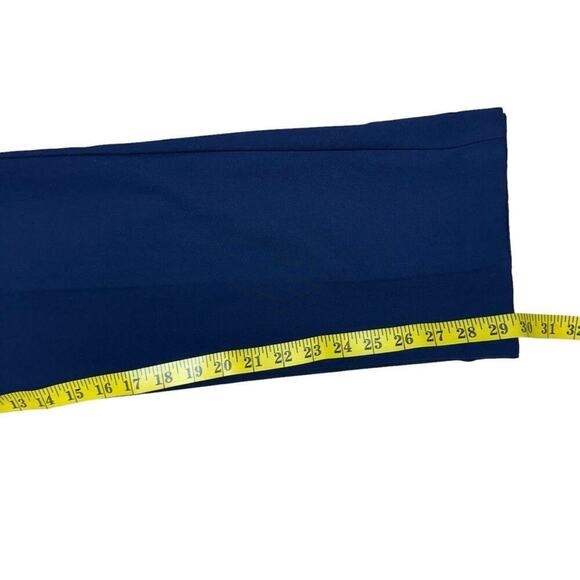 Chico’s So Slimming Manhattan Trousers Navy Straight Leg Dress Pants Size 14 - Picture 15 of 16